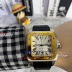 Perfect Replica AAA Gold Bezel Cartier 40mm Watch For Men